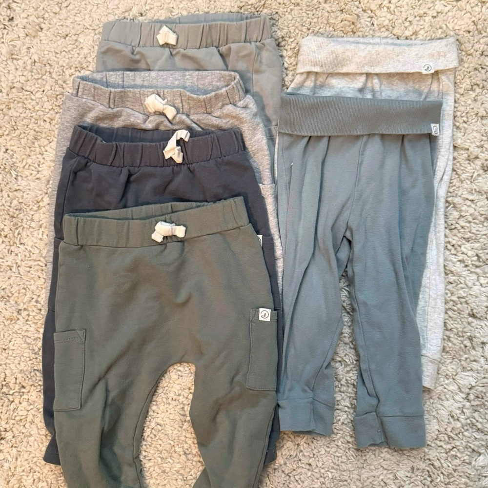 Lot of 6 Carter's Little Planet pants, size 18 months